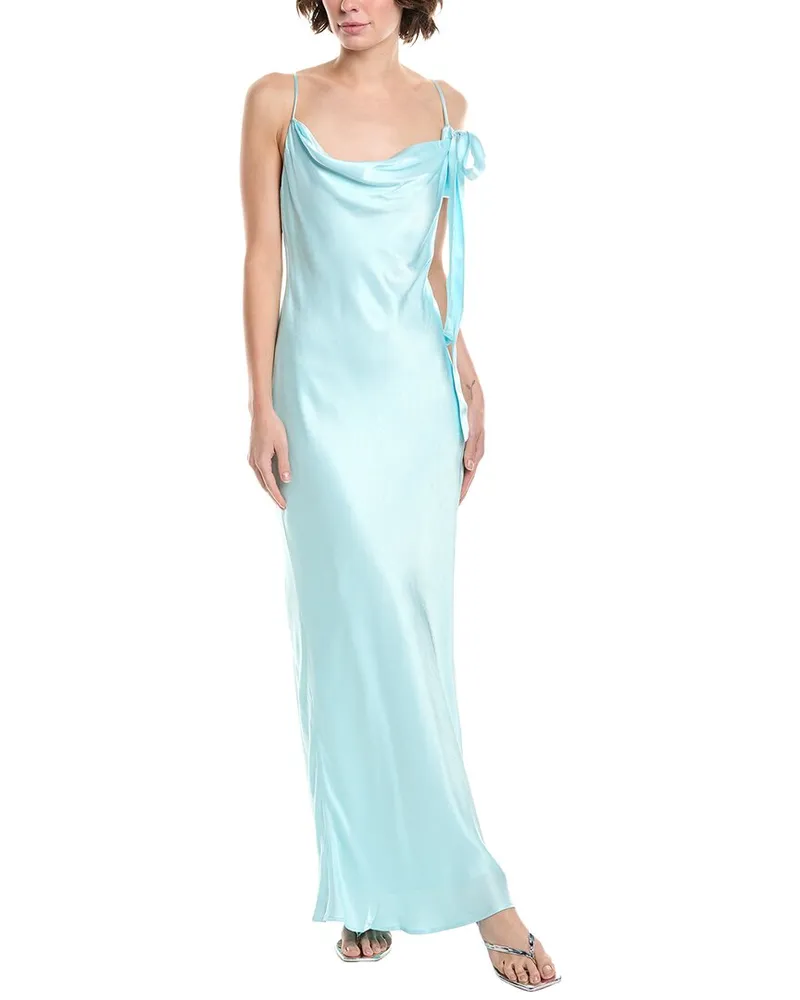 Bardot Renu Cowl Neck Maxi Dress Blue