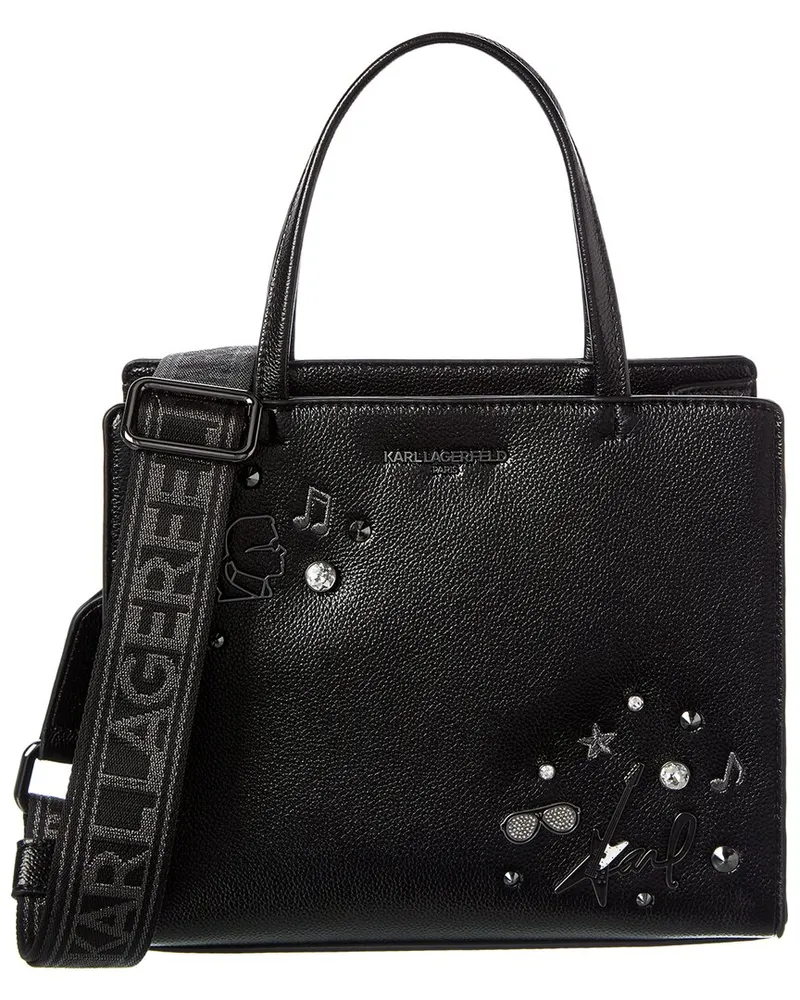 Karl Lagerfeld Maybelle Satchel Black