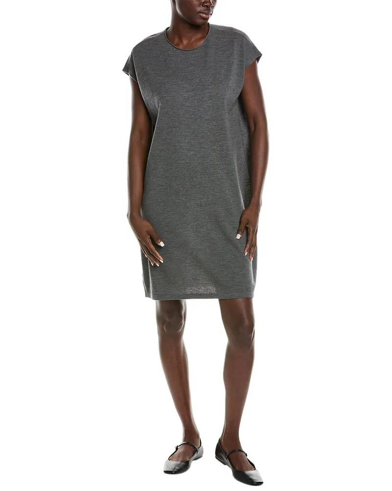 Eileen Fisher Crewneck Mini Dress Nocolor
