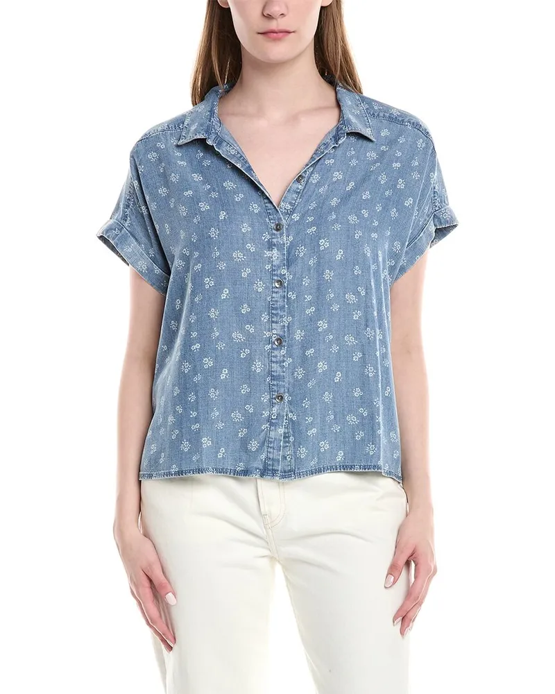 Splendid Floral Shirt Blue
