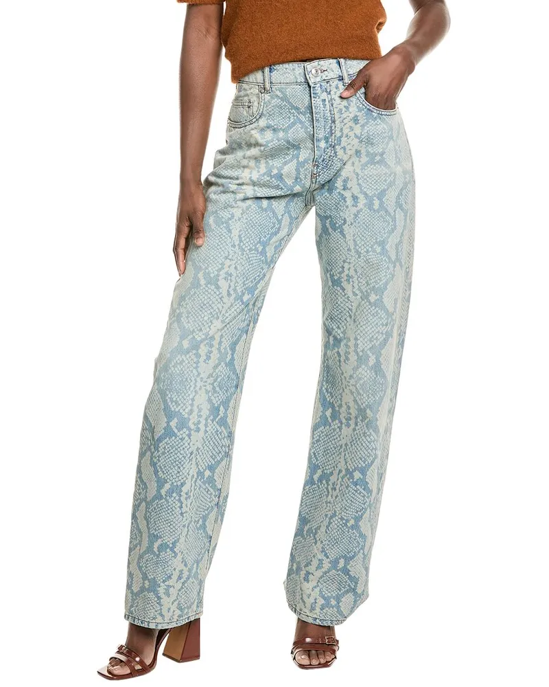 SPORTMAX Diego Wide Leg Jean Blue