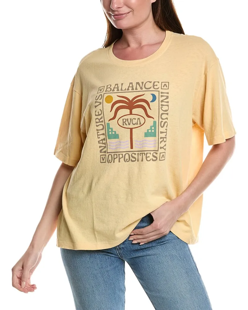 RVCA T-Shirt Yellow
