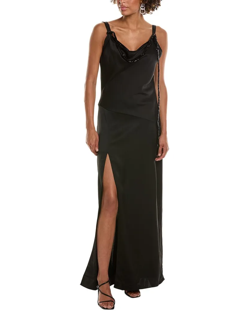 Halston Nomi Gown Black