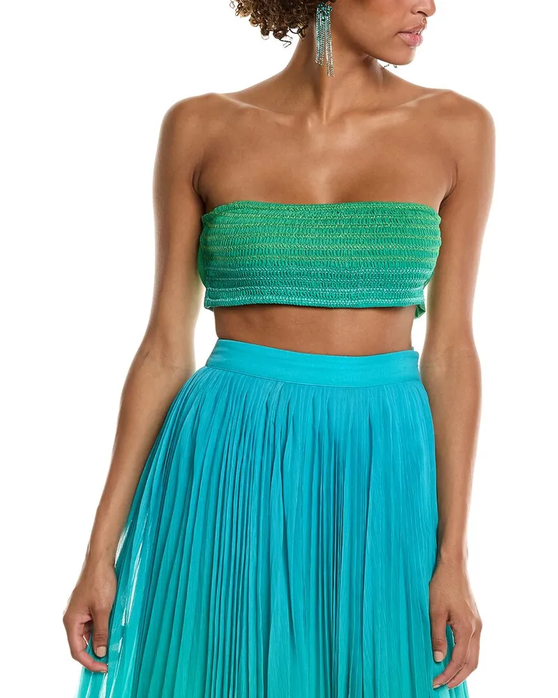 ROCOCO SAND Bandeau Top Green
