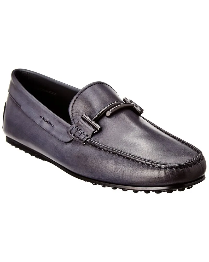 TOD'S TODs Gommino Leather Loafer Blue