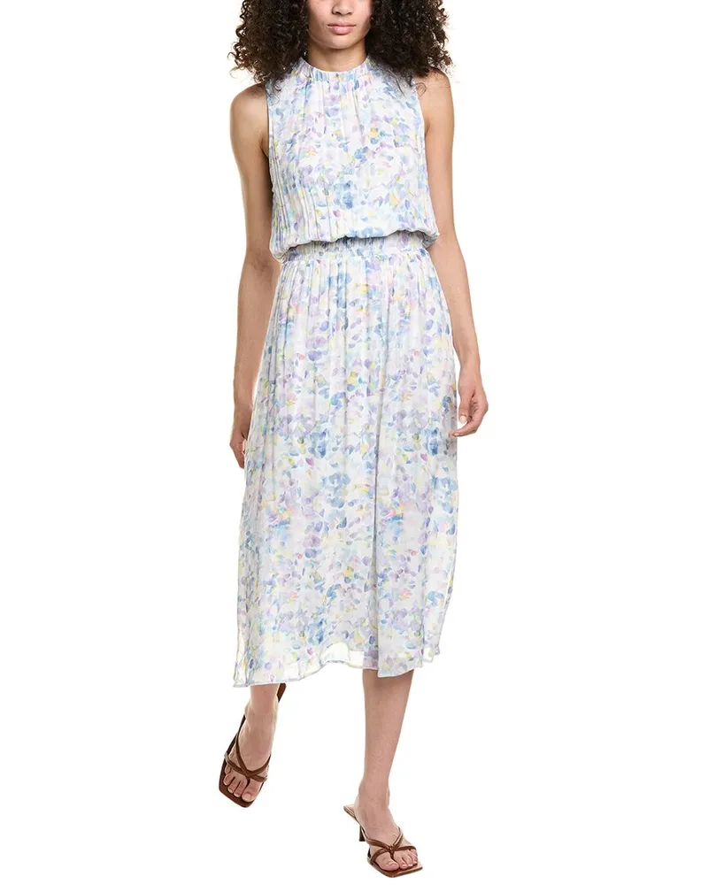 Bella Dahl Sleeveless Smocked Waist Midi Dress Nocolor