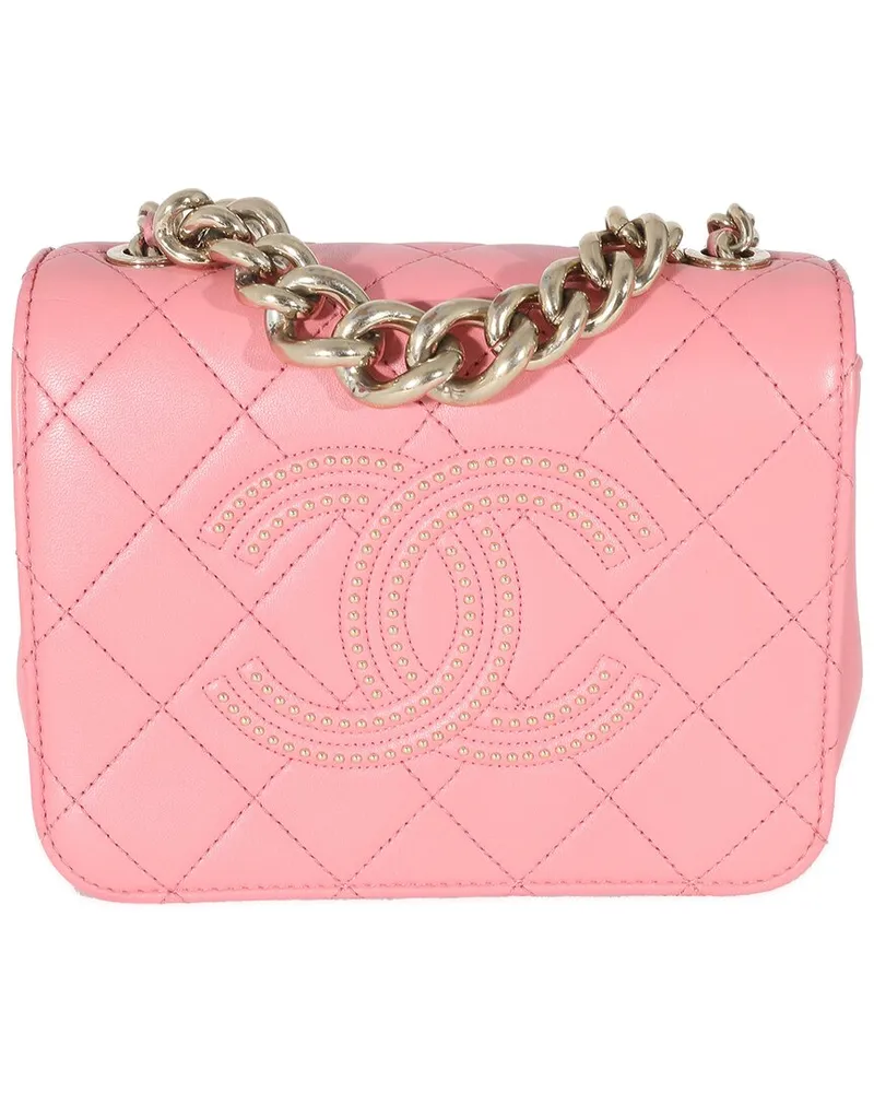 Chanel Pink Quilted Calfskin Beauty Begins Flap Bag (Authentic Pre-Loved Nocolor