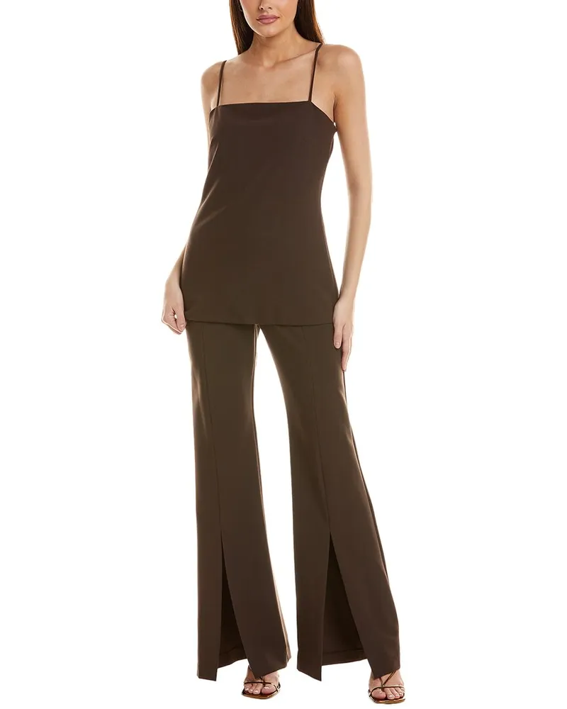 Black Halo Jaslyn Jumpsuit Brown