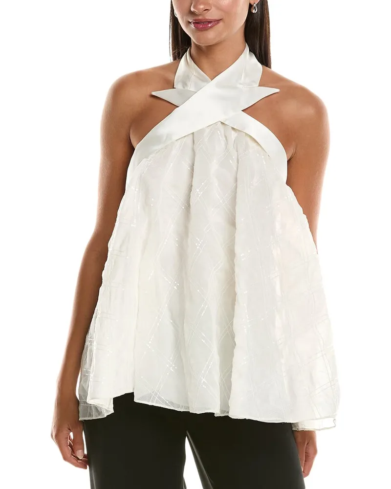 Brunello Cucinelli Silk Capelet Top Nocolor