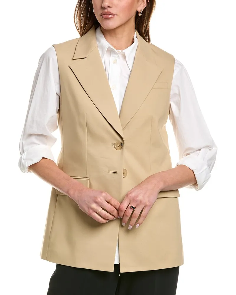 Anne Klein Vest Beige