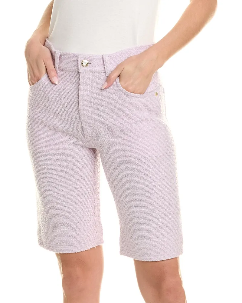 ST. JOHN Wool-Blend Short Nocolor