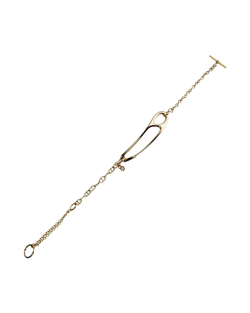 Hermès 18K Rose Gold Diamond Punk Bracelet (Authentic Pre-Loved Nocolor
