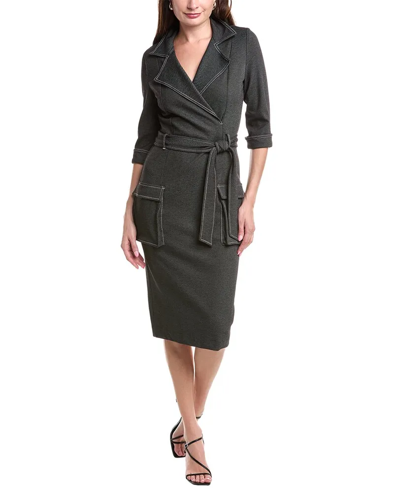 Black Halo Iria Sheath Dress Blue
