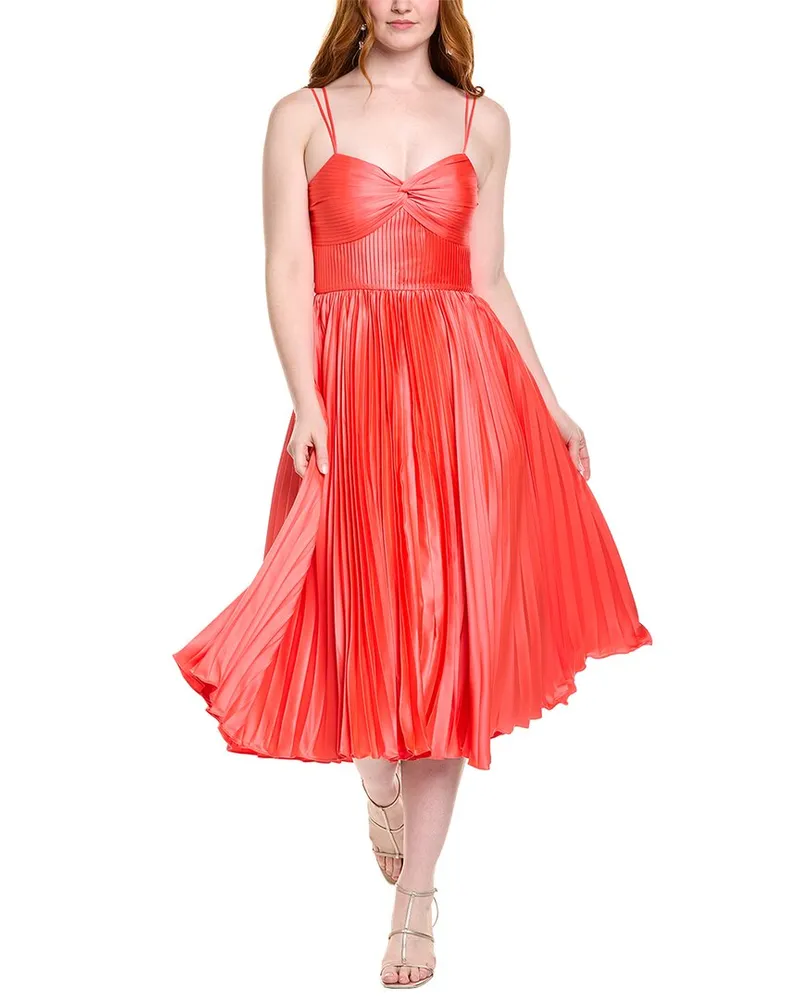 AMUR Krisley Midi Dress Red
