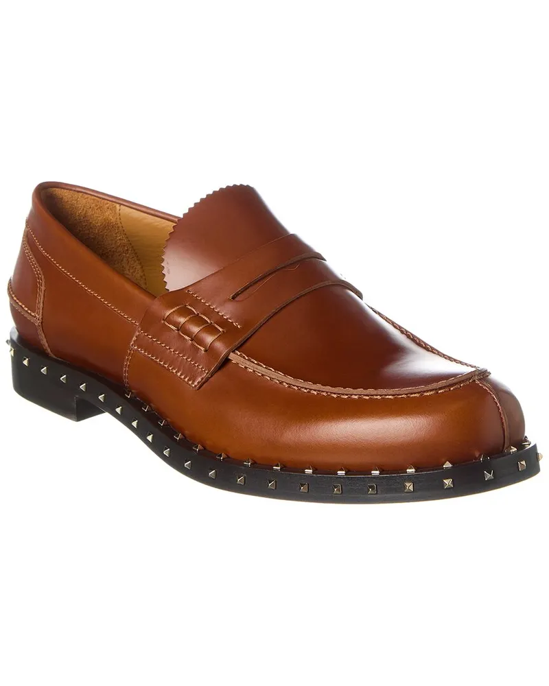 Valentino Garavani Leather Loafer Black