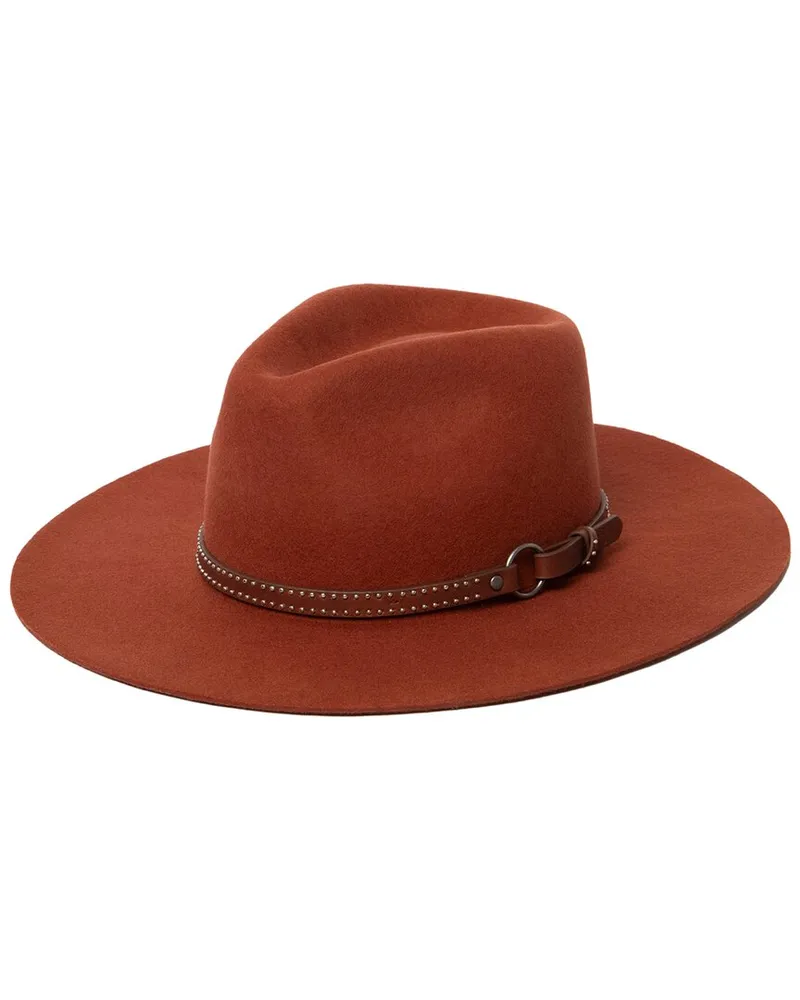 Frye Trina Turk Josie Wool Fedora Brown