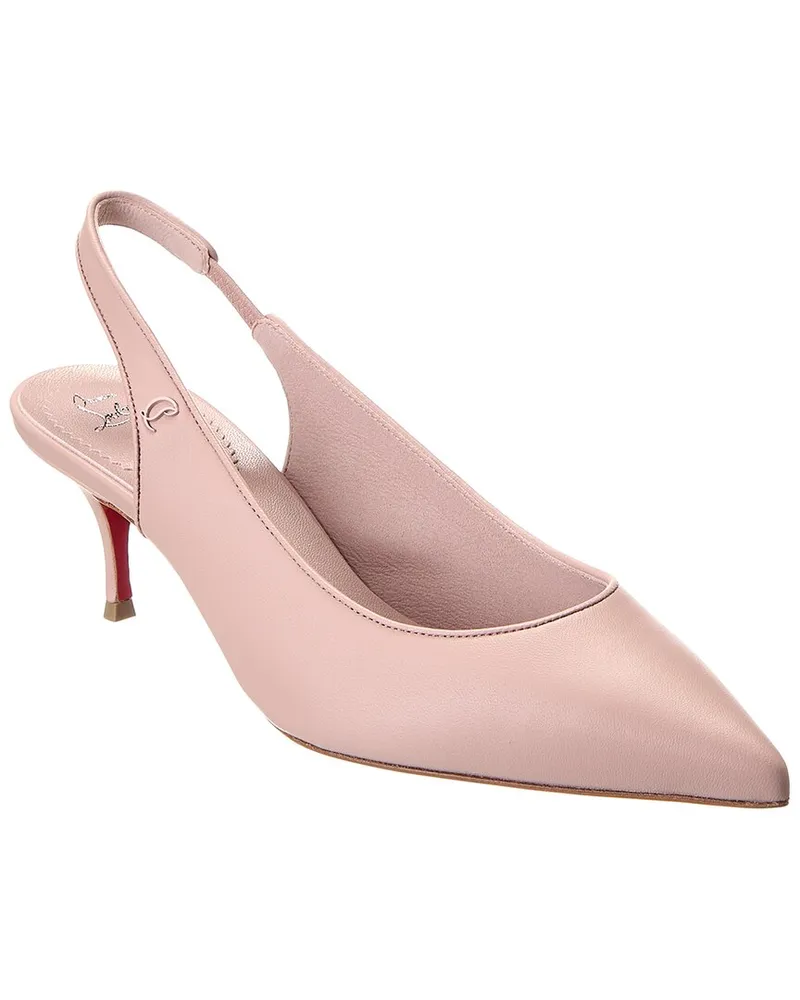 Christian Louboutin Sporty Kate 55 Leather Slingback Pump Black