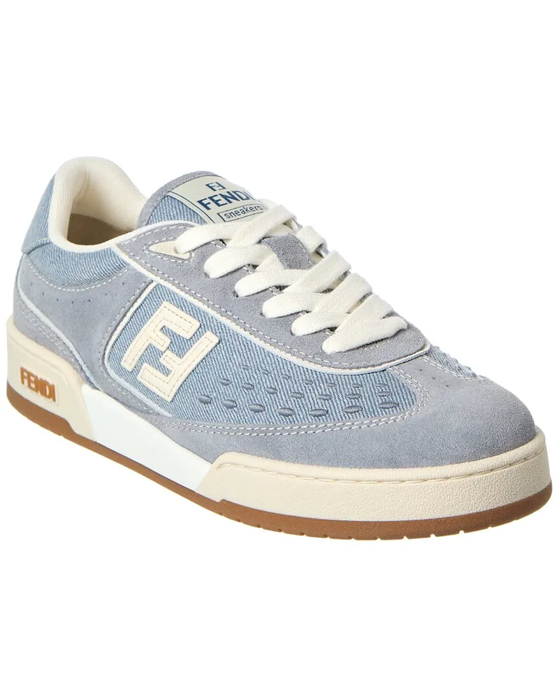 Fendi Match Denim & Suede Sneaker Nocolor
