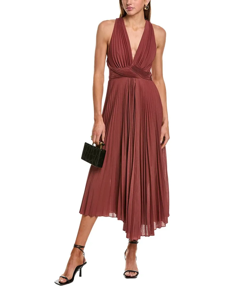 A.L.C. Everly Midi Dress Brown