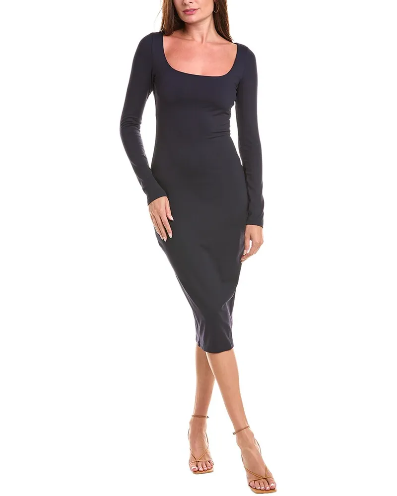 Susana Monaco Scoop Midi Dress Black