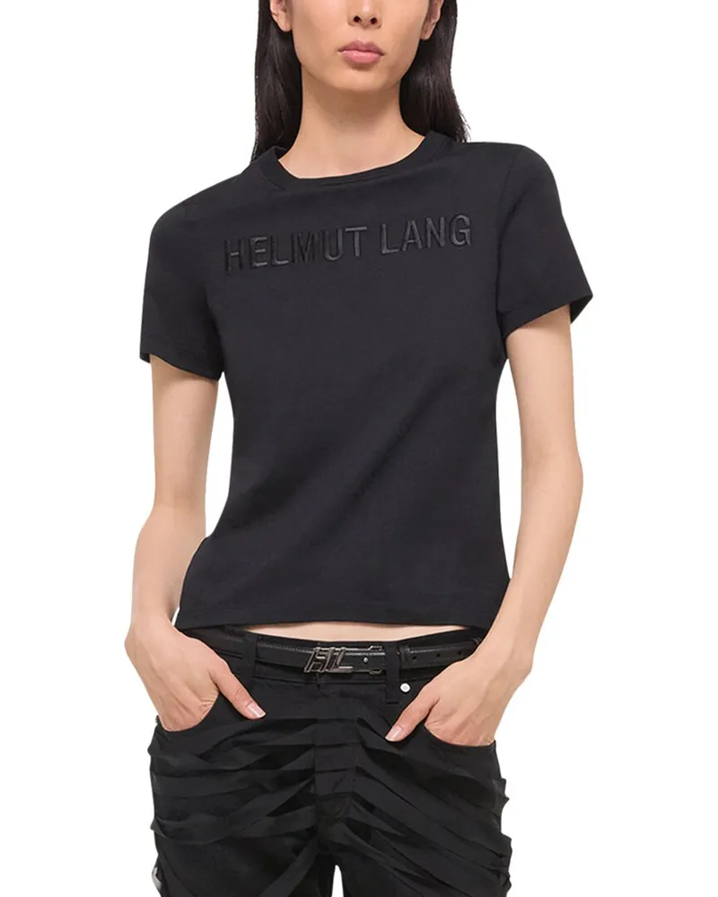 Helmut Lang Logo Slim Tee Nocolor