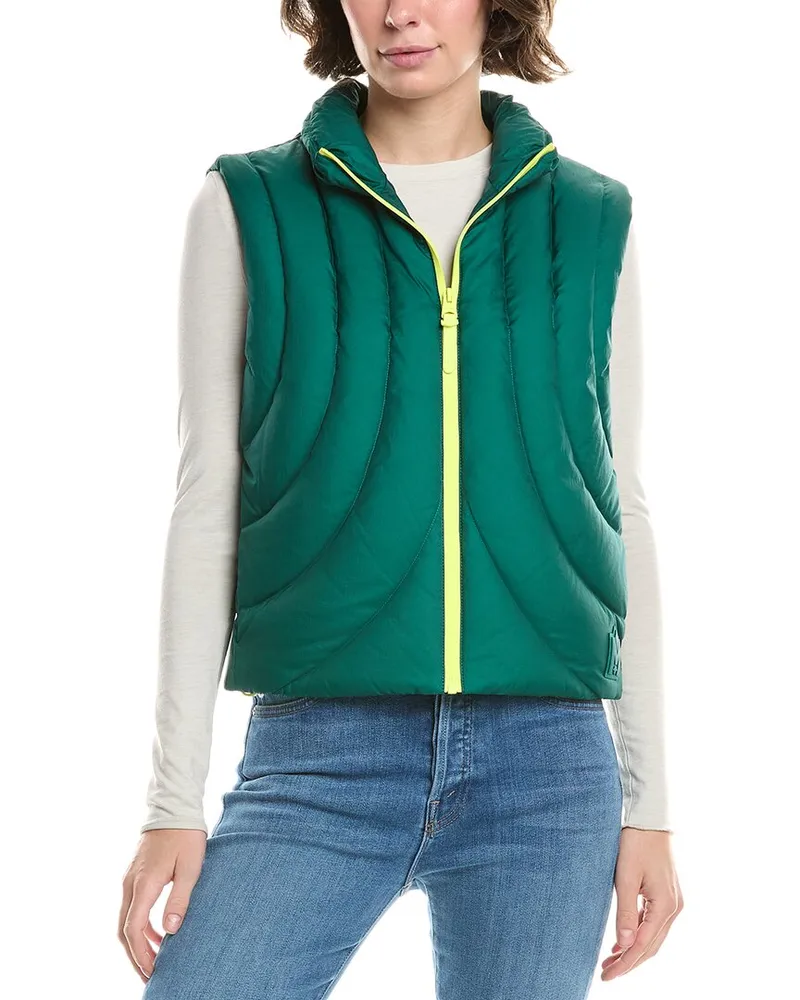 Mackage Adana Quilted Down Vest Green