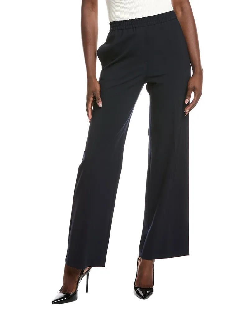Max Mara Petra Wool-Blend Trouser Blue