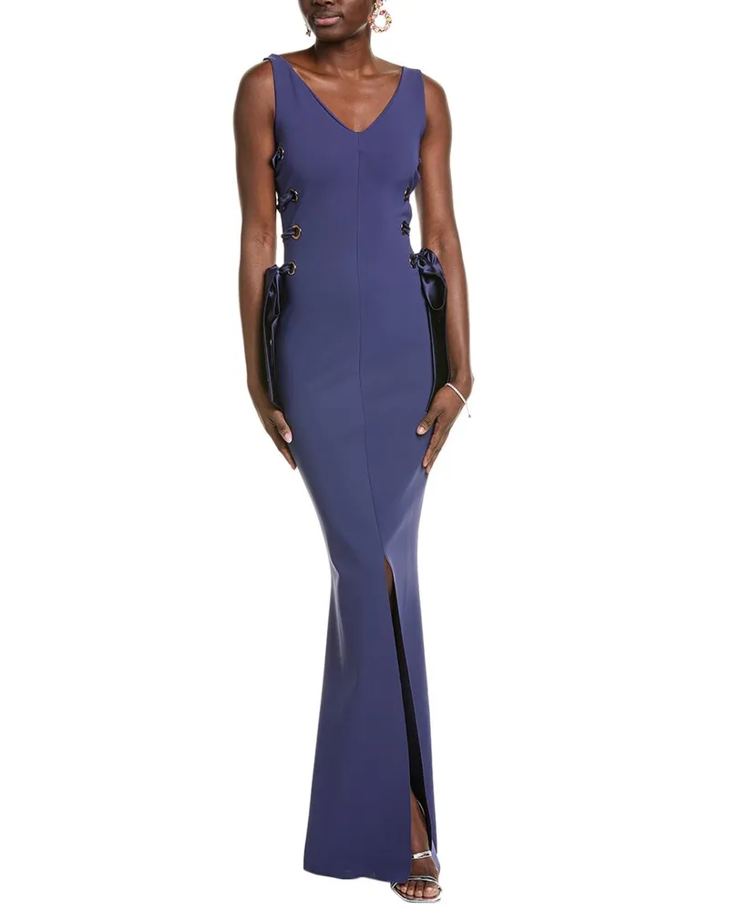 Chiara Boni Degna Gown Blue