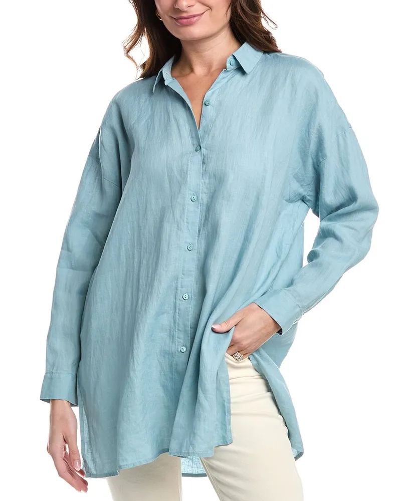 Eileen Fisher Classic Collar Shirt Nocolor