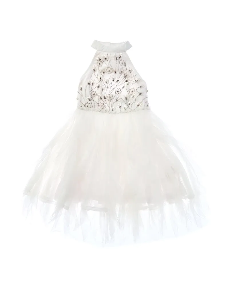 Bardot Sylvie Beaded Dress White