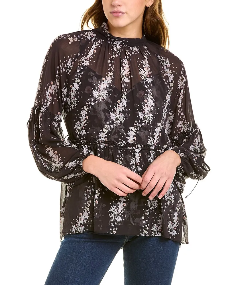 AllSaints Eimear Cultivar Top Black