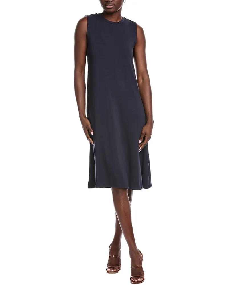 Eileen Fisher Petite Tank Midi Dress Blue