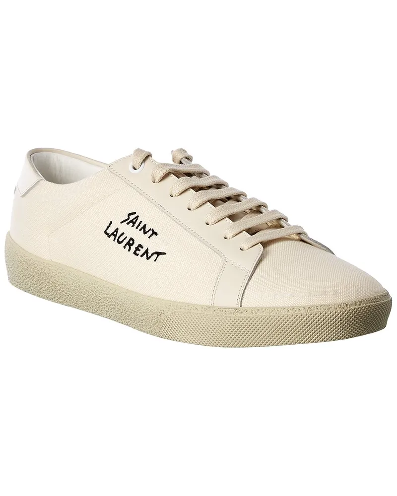 Saint Laurent Court Classic SL/06 Canvas & Leather Sneaker Nocolor