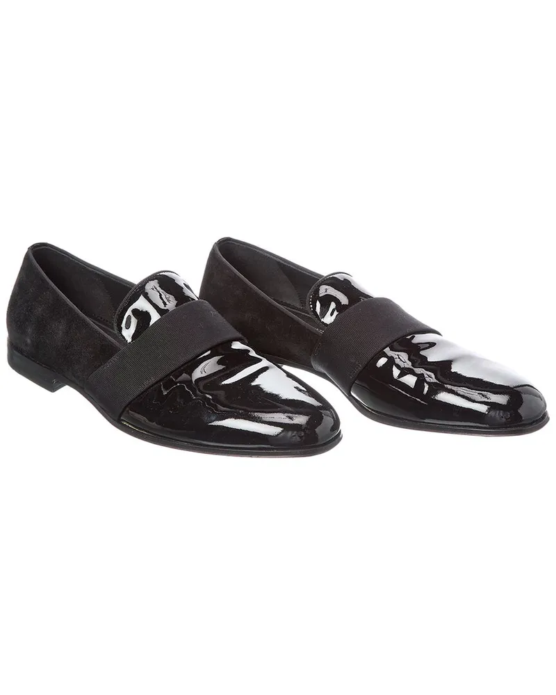 Ferragamo Patent & Suede Loafer (Authentic Pre-Loved Nocolor