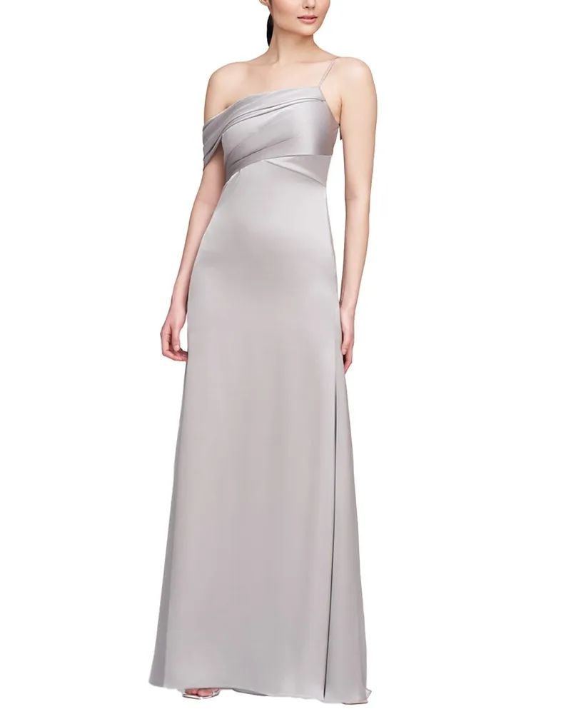 THEIA Alaina One-Shoulder Gown Nocolor