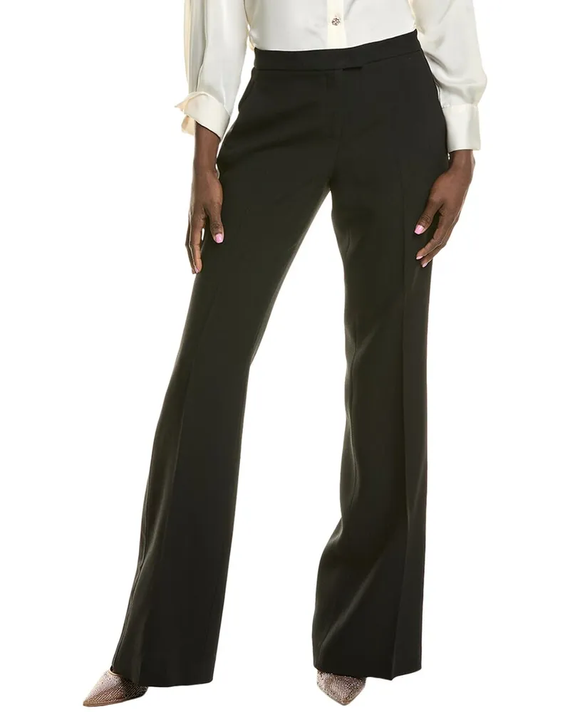 Michael Kors Sable Haylee Tuxedo Silk & Wool-Blend Pant Black