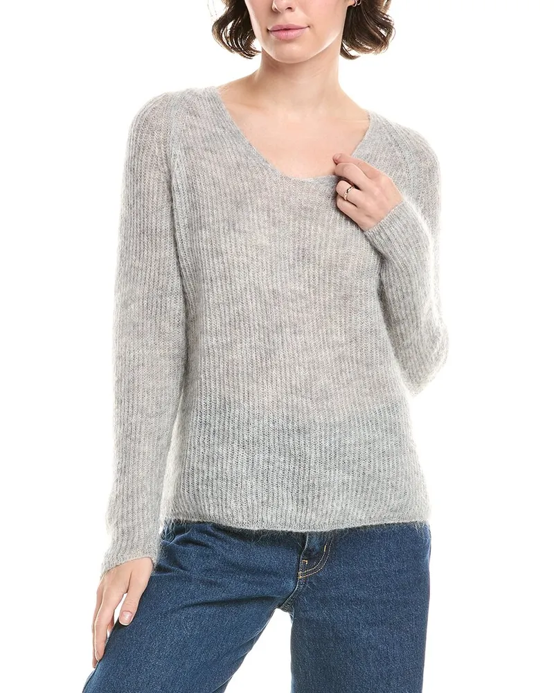 Max Mara Fresis Mohair-Blend Sweater Grey