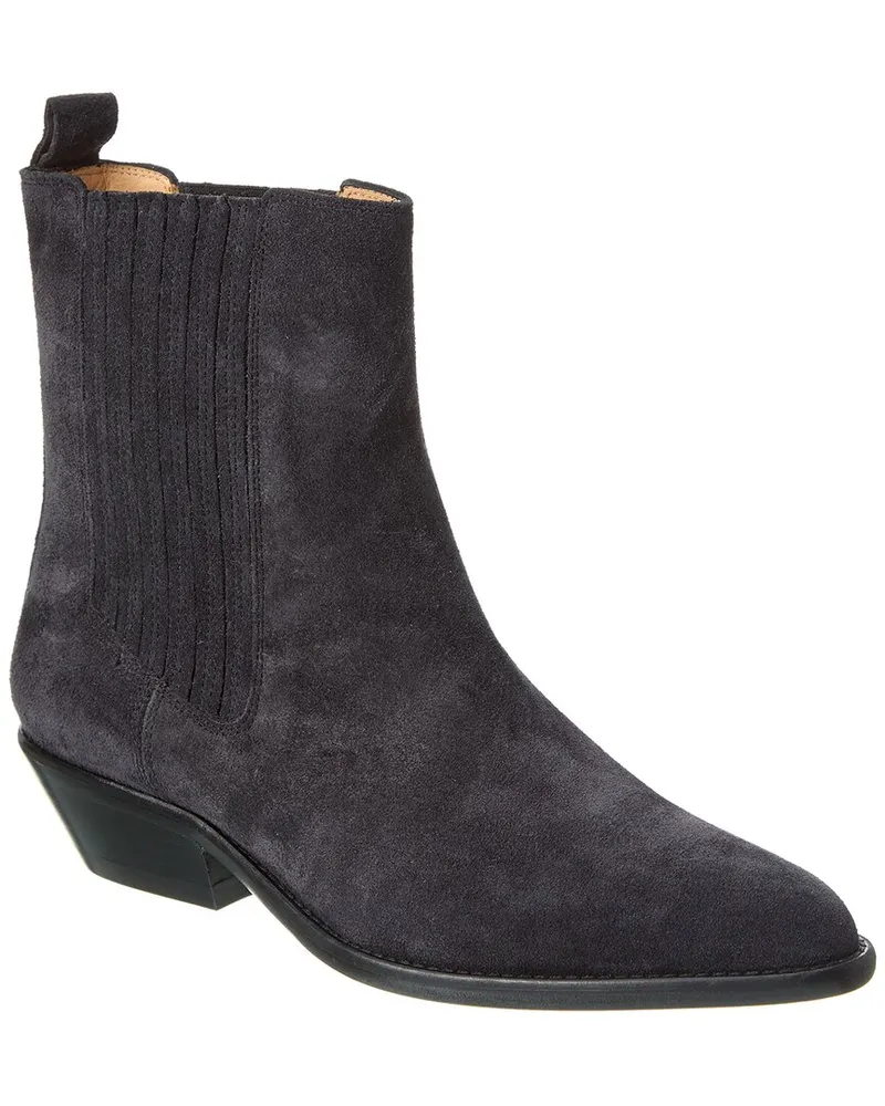 Isabel Marant Delena Suede Bootie Black