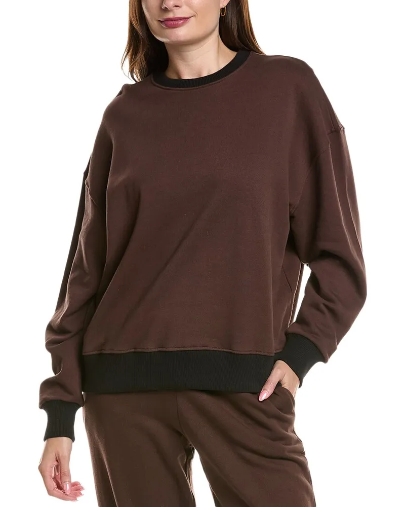 WeWoreWhat Crewneck Sweatshirt Brown