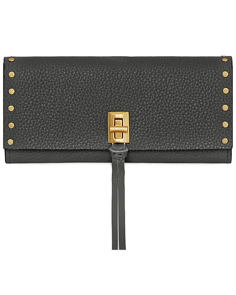 Rebecca Minkoff Darren Large Leather Wallet Grey