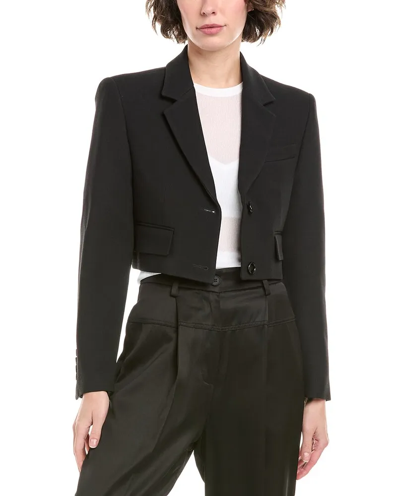 Michael Kors Cropped Blazer Black