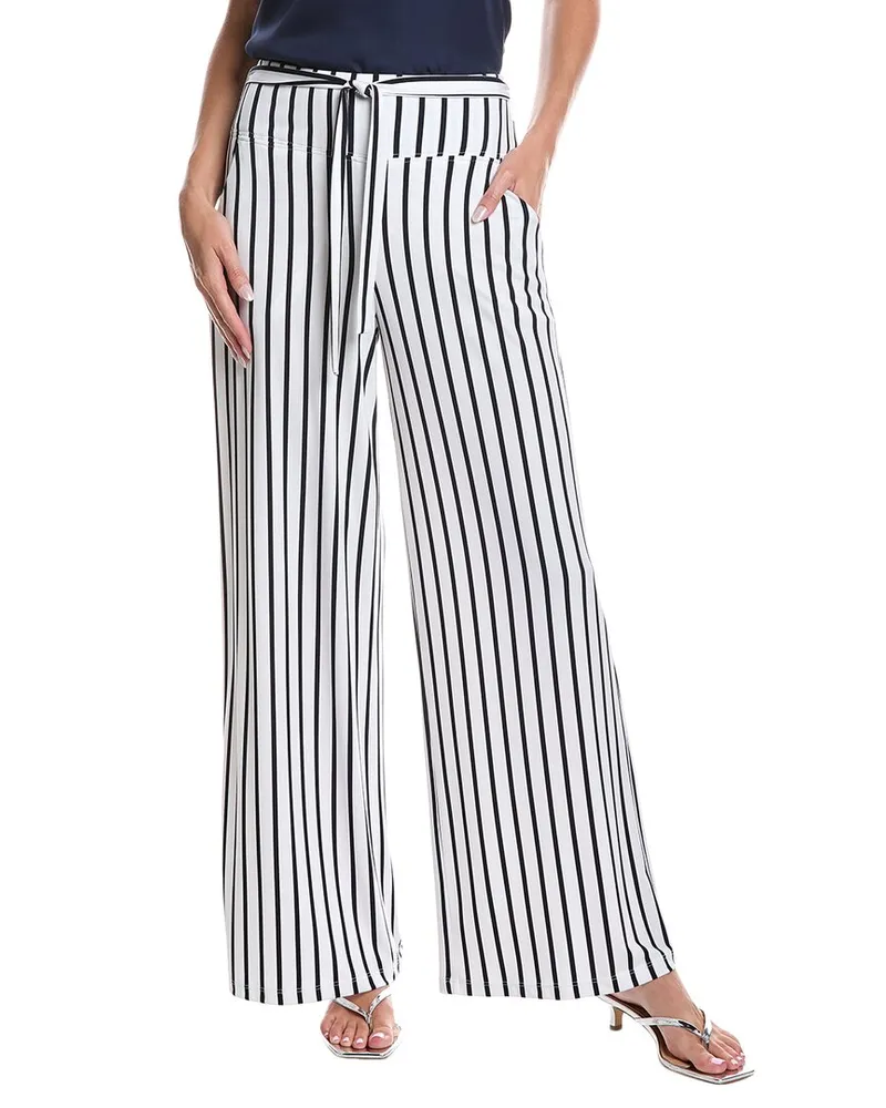 Joseph Ribkoff Tie Waist Pant White