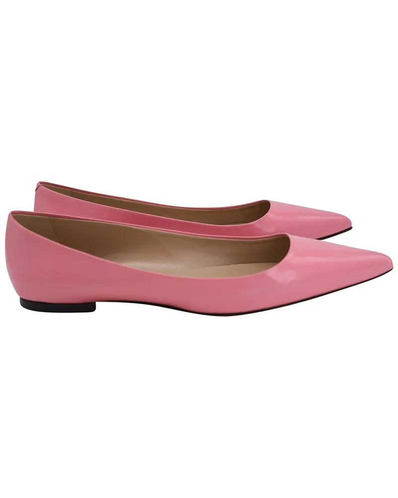 Roger Vivier Women's Patent Leather Pointed Ballet Flat (Authentic Pre-Loved Nocolor
