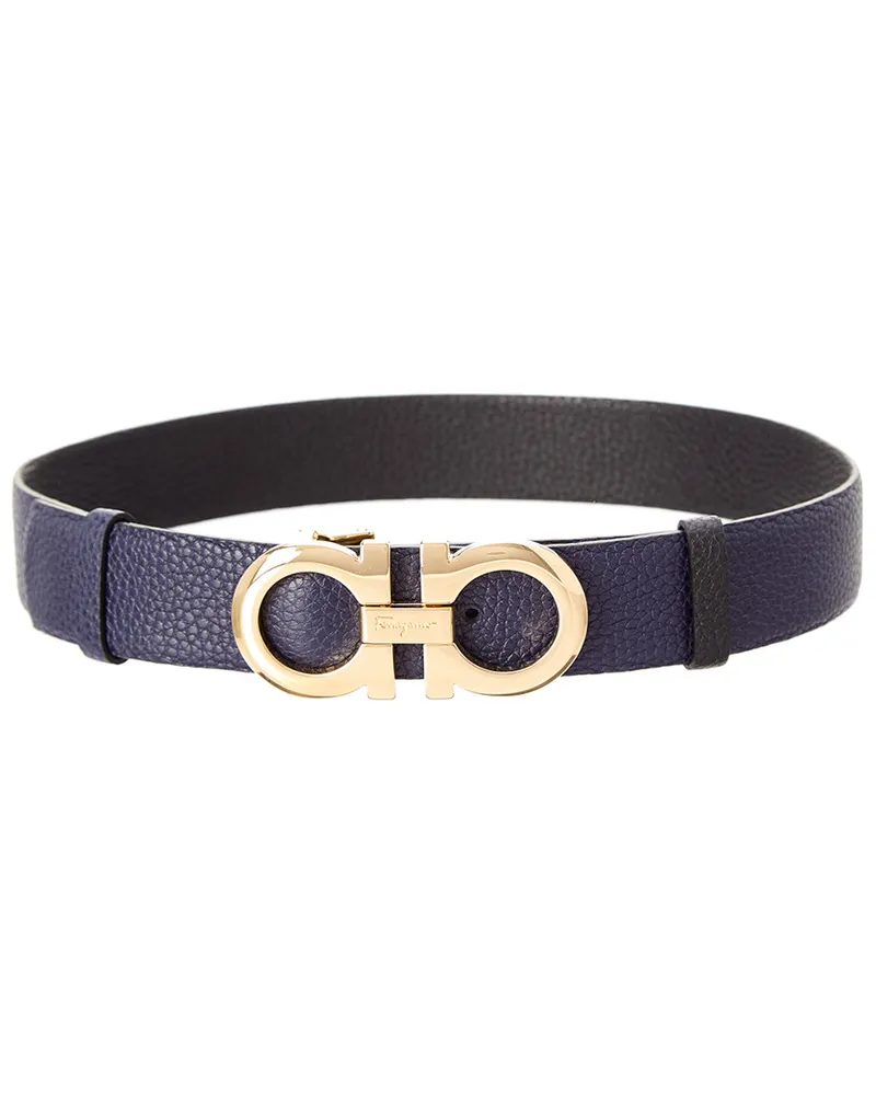 Ferragamo Gancini Reversible & Adjustable Leather Belt Nocolor