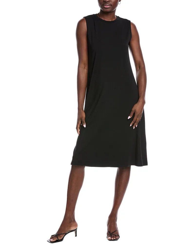 Eileen Fisher Petite Tank Midi Dress Black