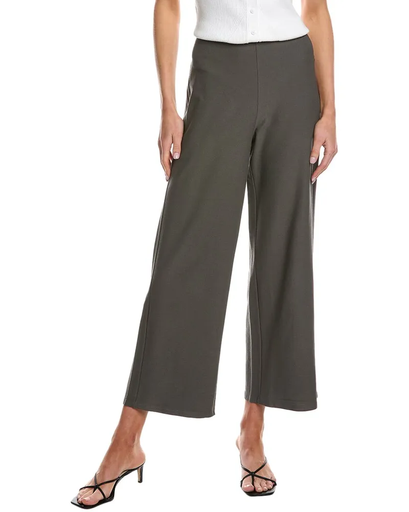 Eileen Fisher Wide Ankle Pant Green