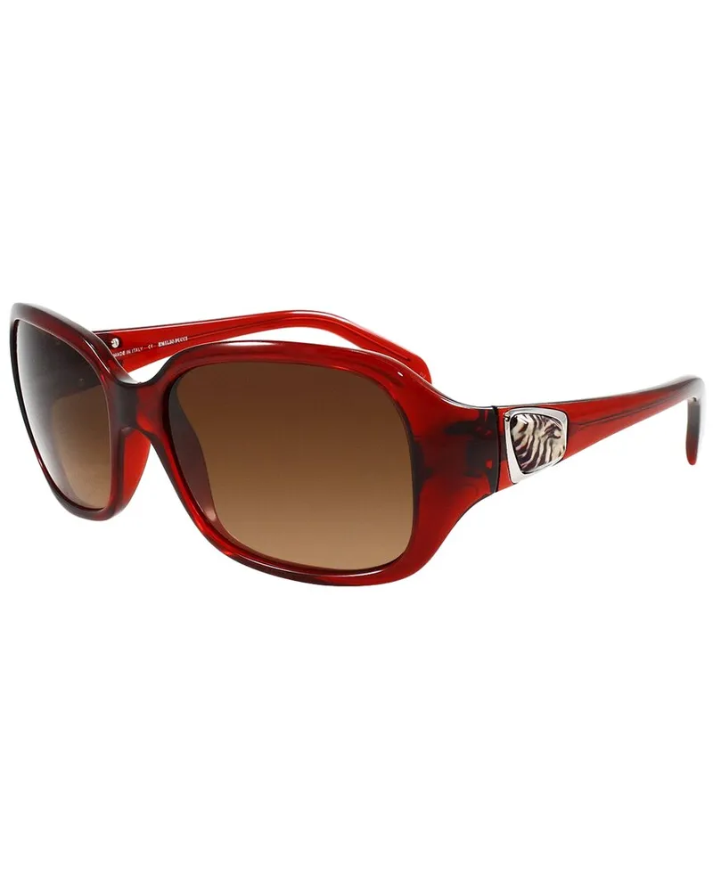 Emilio Pucci Women's EP692S-604 59mm Sunglasses Red