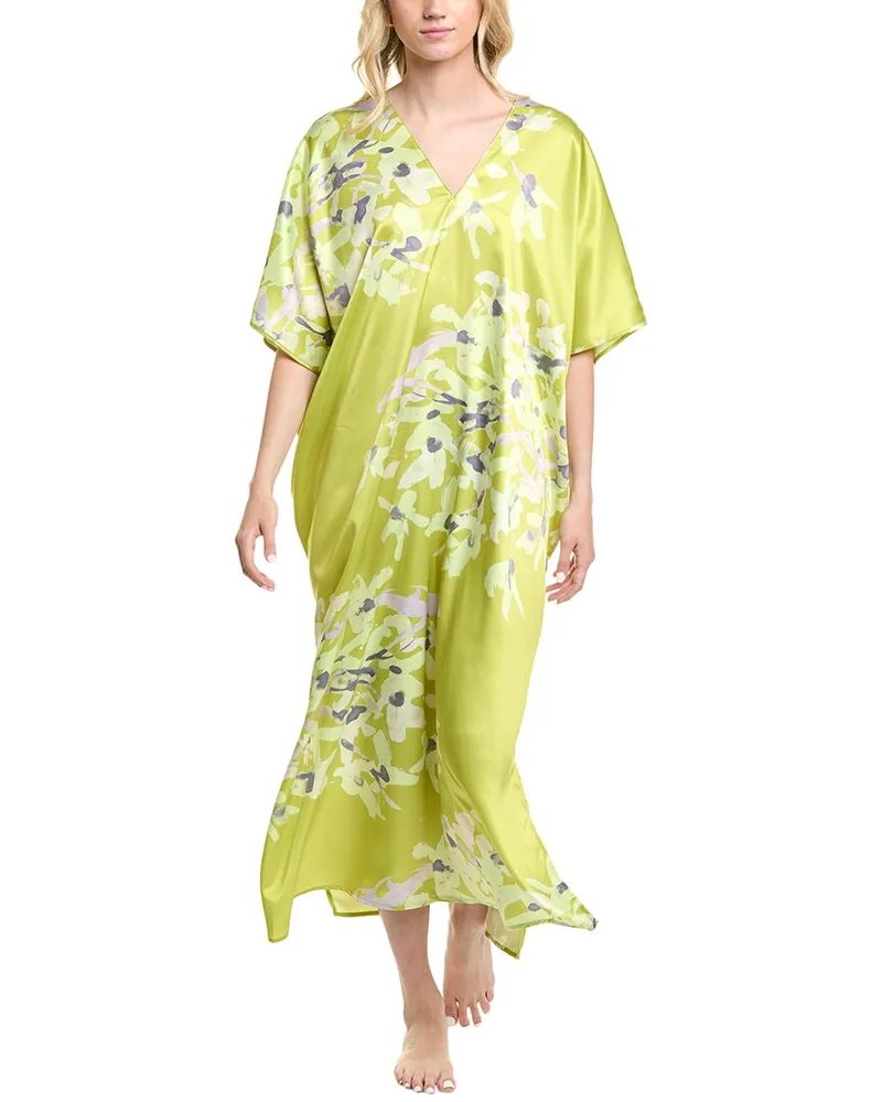 NATORI Sumi-E Caftan Yellow