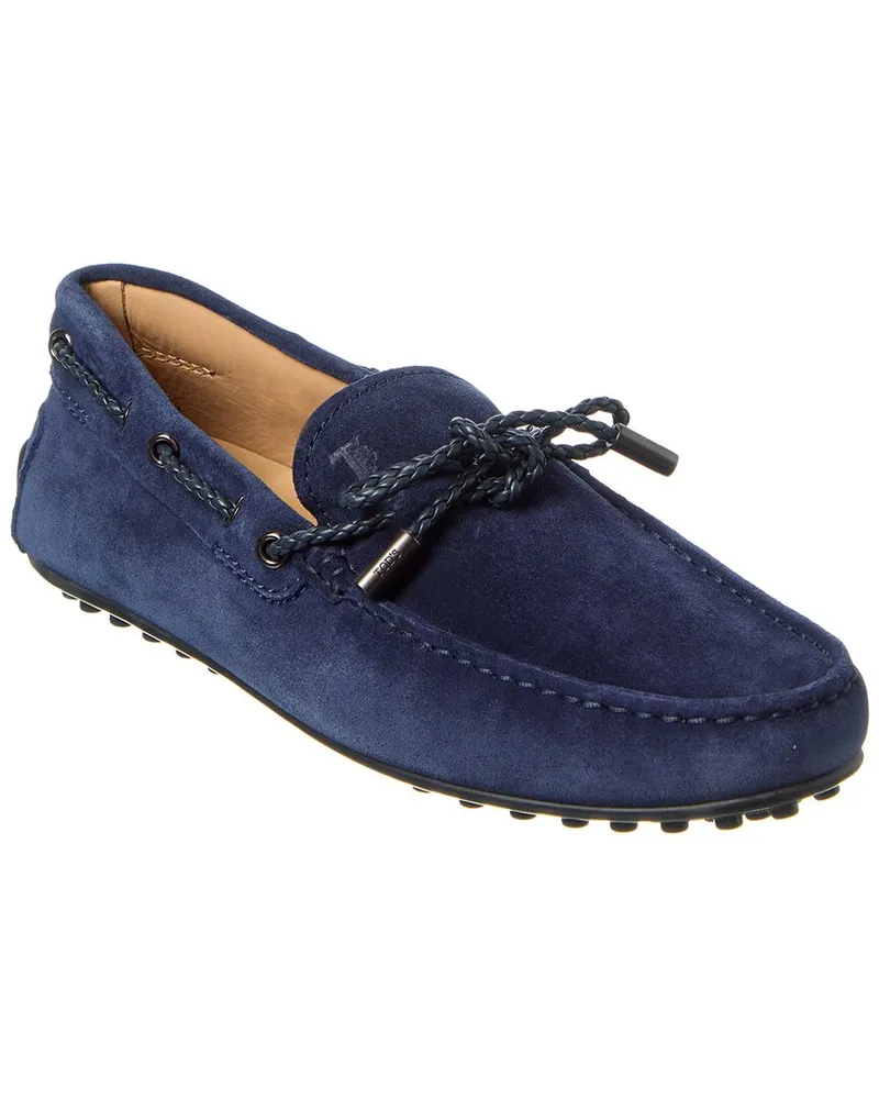 TOD'S TOD’s Gommino Suede Loafer Blue