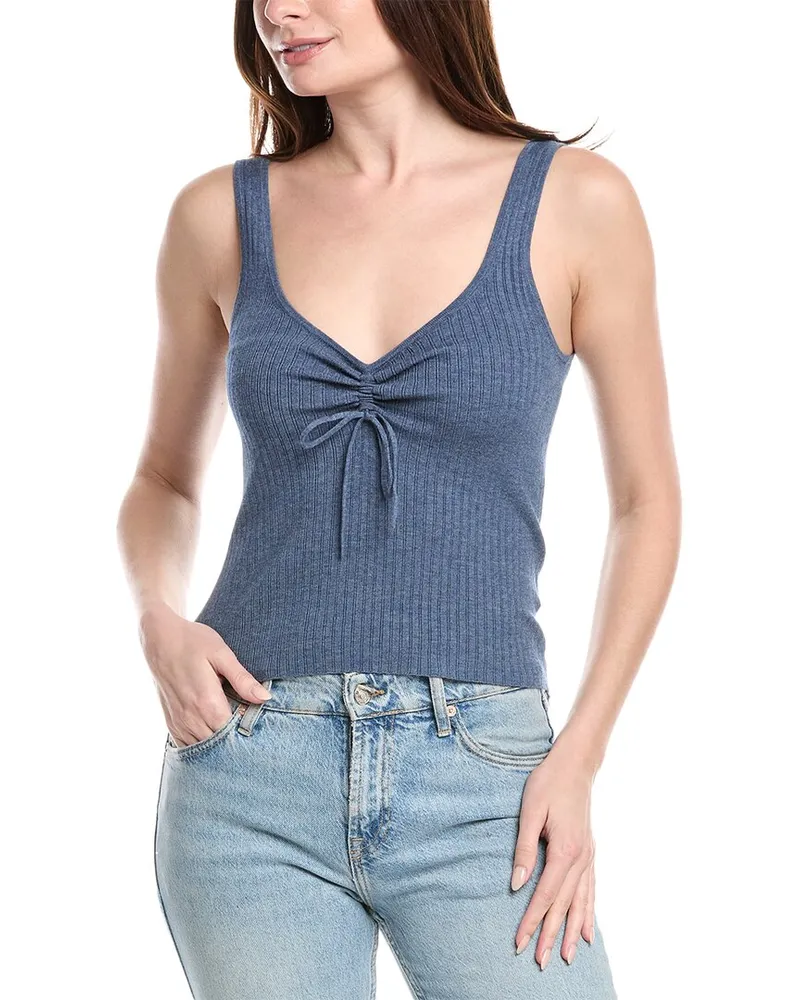Splendid Saige Sweater Tank Blue